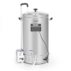 Klarstein Brauheld Pro, sladový kotol, 45 l, 3300 W, 30 – 100 °C, obehové čerpadlo, nehrdzavejúca oceľ vyobraziť