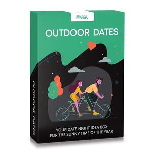 Spielehelden Outdoor Dates Kartová hra pre páry 55 milujúcich nápadov na rande svadobný darček v anglickom jazyku vyobraziť