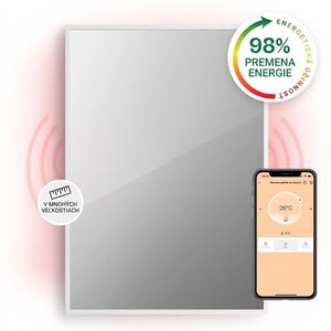 Klarstein La Palma 750 smart, infračervený ohrievač 2 v 1, 85 x 60 cm, 750W, zrkadlová predná časť vyobraziť