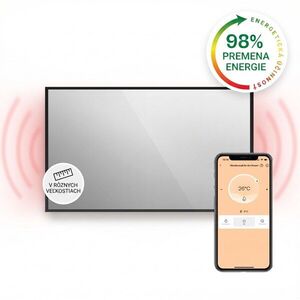 Klarstein La Palma 1000 smart, infračervený ohrievač 2 v 1, 120 x 60 cm, 1000 W, zrkadlová predná časť vyobraziť