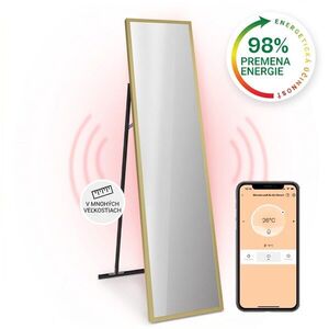 Klarstein La Palma 900 smart, infračervený ohrievač, 40 x 160 cm, 900 W, zrkadlový stojan vyobraziť