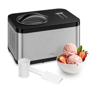 Klarstein VeroSteel zmrzlinovač s kompresorom | 1, 5 l | 150 W | 4 programy | dotykové ovládanie vyobraziť