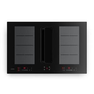 Klarstein ChefFusion indukčná varná doska s odsávačom pár | 4 varné zóny | 7200 W | 504, 3 m³/h | 80 cm vyobraziť
