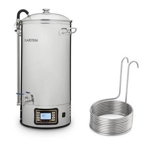 Klarstein Mundschenk XXL + ponorný chladič, 50 l, 3000 W, zariadenie na varenie piva, nehrdzavejúca oceľ vyobraziť