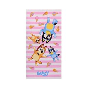 Detská rýchloschnúca osuška BORD BLUEY 70x140 cm ružová vyobraziť
