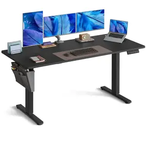 Elektricky nastaviteľný písací stôl Vasagle Foral 160 cm čierny vyobraziť