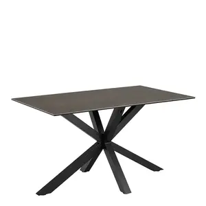 Jedálenský stôl Heaven 135 cm čierny vyobraziť