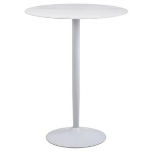Keramický barový stôl Malta 105 cm biely mramor vyobraziť