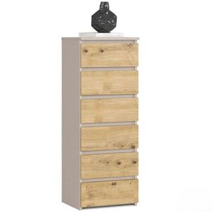 Komoda CL6 40 cm kašmír/dub Artisan vyobraziť