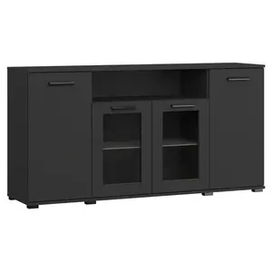 Komoda Fraz 160 cm černá vyobraziť