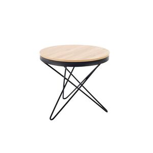 Konferenční stolek Leila 60 cm dub přírodní/černý vyobraziť