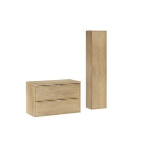 Koupelnová sestava Terra s deskou, skříňkami 80 cm dub cremona vyobraziť