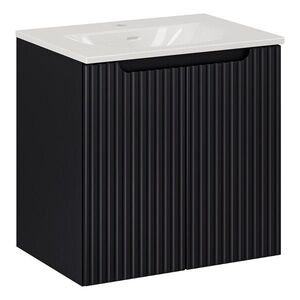 Umývadlová skrinka Nova Black D2 82-60-2D čierna vyobraziť