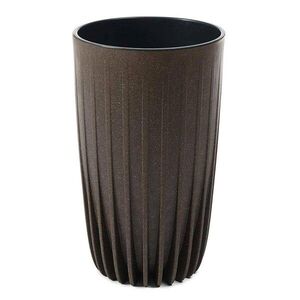 Kvetináč STRIPPED ECO II 30 cm kávovo hnedý vyobraziť