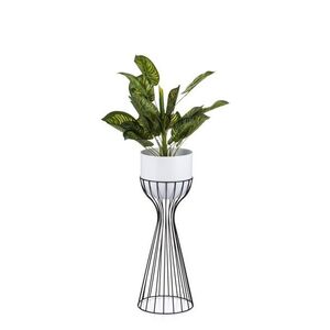 Kvetinový stojan LOFT 56 cm čierny/biely vyobraziť