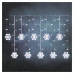 LED vianočný záves Heter 135 x 50 cm studená biela vyobraziť