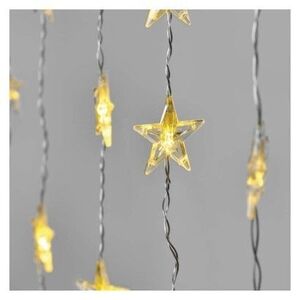 LED vianočný záves Starky s časovačom 120 x 90 cm teplá biela vyobraziť