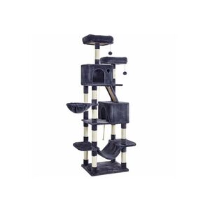 Mačacie škrabadlo Climbery 206 cm tmavo šedé vyobraziť