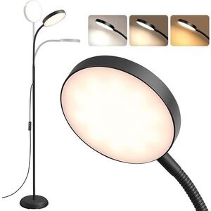 Nastaviteľná stojacia LED lampa Libo čierna vyobraziť