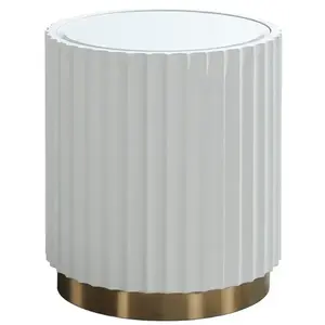 Odkladací stolík Stilig ST708 45 cm zlatý/biely vyobraziť