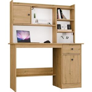Písací stôl Chester s nástavcom 120 cm dub Artisan vyobraziť