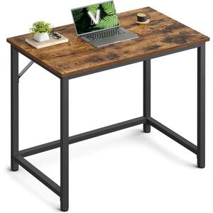 Písací stôl Vasagle Kolmo 80 cm čierny/tmavohnedý vyobraziť