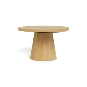 Rozkládací kulatý jídelní stůl Atmore 120/180 cm dub přírodní vyobraziť