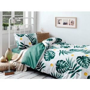 Sada 3 ks bavlnených obliečok Monstera 160x240 cm + 50x70 cm zelená vyobraziť