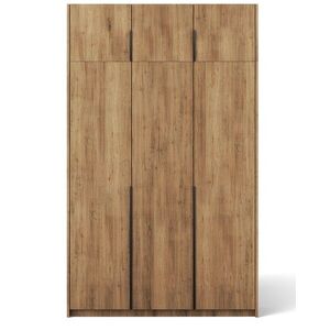 Šatní skříň s nástavcem Begma 150 cm dub Artisan vyobraziť