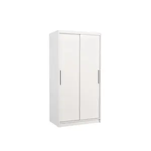 Šatní skříň s posuvnými dveřmi Aspen 100 cm bílá vyobraziť