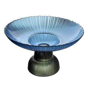 Sklenená servírovacia misa GLASS 31x18 cm modrá vyobraziť
