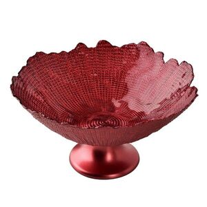 Sklenená servírovacia misa REDD 28x14 cm červená vyobraziť