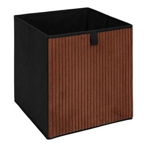 Úložný box CORDUROY 30x30 cm medený/čierny vyobraziť