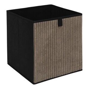 Úložný box CORDUROY 30x30 cm taupe/čierny vyobraziť