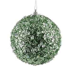 Vánoční baňka SANTA LILA Bauble 10 cm zelená vyobraziť