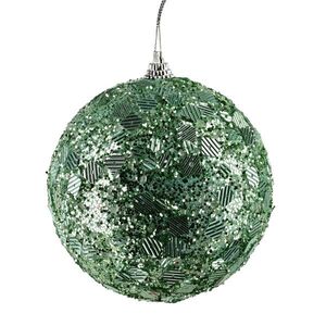 Vánoční baňka SANTA LILA Miracle 10 cm zelená vyobraziť