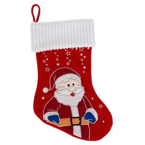 Vianočná pančucha Santa Clausa červená vyobraziť