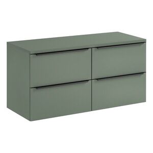Závěsná skříňka pod umyvadlo Sombra Green s deskou 120 cm reed green vyobraziť
