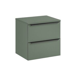 Závěsná skříňka pod umyvadlo Sombra Green s deskou 60 cm reed green vyobraziť