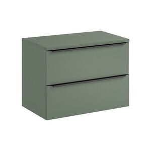 Závěsná skříňka pod umyvadlo Sombra Green s deskou 80 cm reed green vyobraziť
