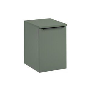 Závěsná skříňka pod umyvadlo Sombra Green s košem na prádlo a deskou 40 cm reed green vyobraziť