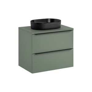 Závěsná skříňka Sombra Green Beyond s deskou a umyvadlem 70 cm reed green vyobraziť