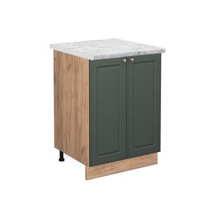 Vicco KUCHYNSKÁ SPODNÁ SKRINKA Fame-Line Zelený a zlatý vidiecky dom 60 cm , AP Marble vyobraziť