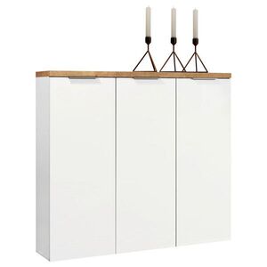 Xora SKRINKA NA TOPÁNKY, biela, farba duba, 120/115/34 cm vyobraziť