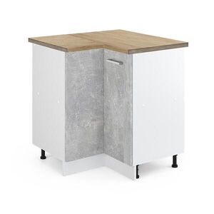 Vicco ROHOVÁ SPODNÁ SKRINKA R-Line betón 75.6 cm , AP Oak vyobraziť
