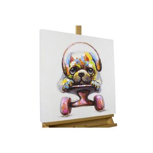 KUNSTLOFT RUČNE MAĽOVANÝ AKRYLOVÝ OBRAZ 60/60 cm, viacfarebný, zvierací motív vyobraziť