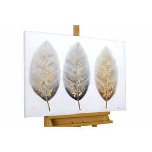 KUNSTLOFT RUČNE MAĽOVANÝ AKRYLOVÝ OBRAZ 100/75 cm, hnedý/béžový, abstraktný geometrický motív vyobraziť