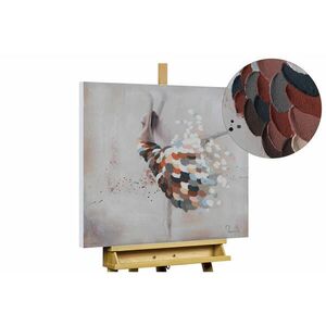 KUNSTLOFT OLEJOMAĽBA 60/60 cm, Zvieratá vyobraziť