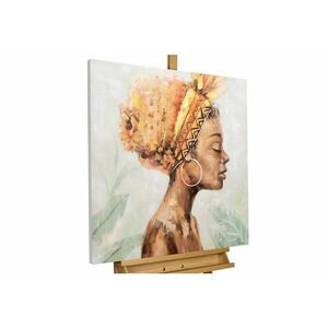 KUNSTLOFT RUČNE MAĽOVANÝ AKRYLOVÝ OBRAZ 80/80 cm, zelený/hnedý, prírodný a botanický motív vyobraziť
