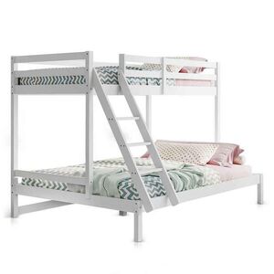 Kids Collective POSCHODOVÁ POSTEĽ 90x200 s prídavným veľkým lôžkom 140x200 v bielej farbe vyobraziť